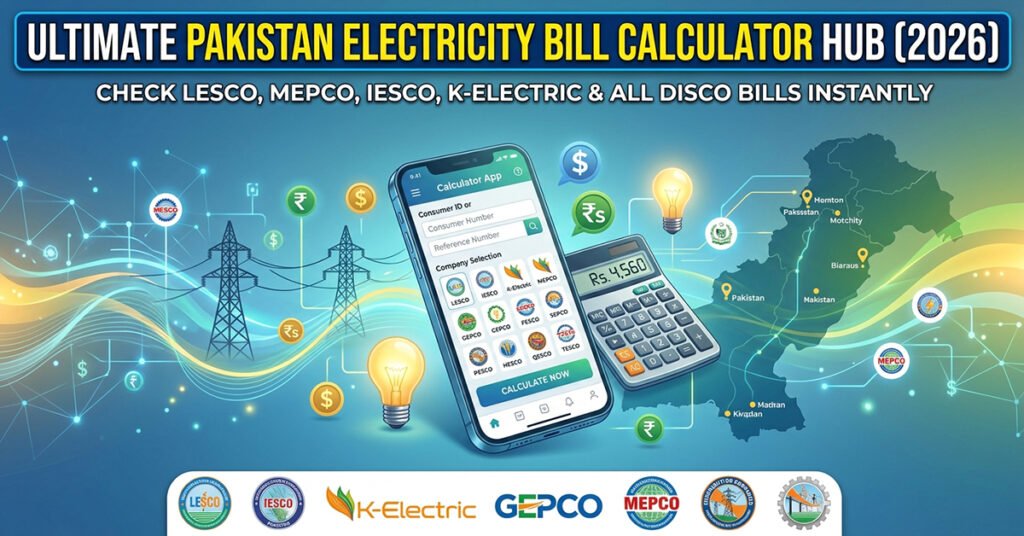 pakistan electricity bill calculators 2026 overview